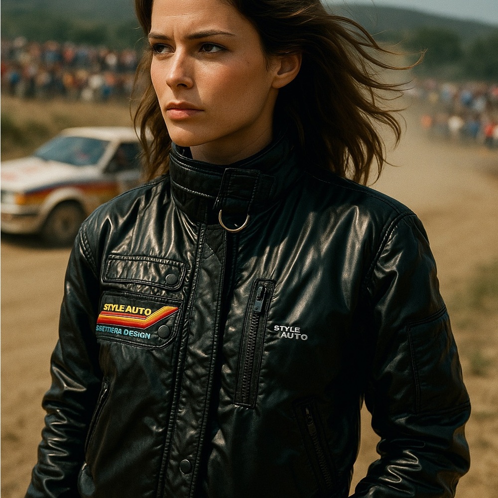 Vintage 1980’s STYLE AUTO “Carrera Design” Racing Bomber Jacket - 🏁